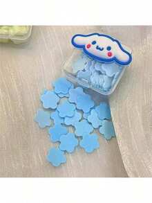 Sanrio Hello Kitty 每盒 30-40 片一次性迷你旅行皂片，6 種香味卡通包裝可選，便攜式戶外旅行洗手皂 - 多色 - 查看 2