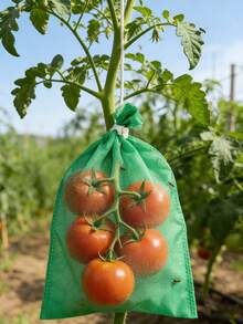 Reusable Fruit Protection Bags, Plant Shading Covers And Anti-Bird Anti-Insect Nets - Suitable For Gardening Crops Such As Tomatoes, Grapes And Apples. These Reusable Protection Bags - Multicolor - View 3
