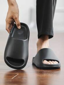 Dép EVA từ xơ dừa, chống trơn trượt, khử mùi, thoáng khí, thoải mái cho nam và nữ, chống thấm nước, đế dày bền chắc. - màu đen - Xem 4