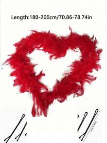 1 chiếc khăn choàng lông vũ, phụ kiện trang phục tự làm, khăn choàng lông vũ nhiều màu sắc để trang trí, thích hợp cho tiệc sinh nhật, Halloween, Giáng sinh, đua xe, tiệc trà, đêm giao thừa, buổi hòa nhạc, trang trí nhà cửa, dạ hội, đám cưới, biểu diễn sân khấu, trang phục và phụ kiện lễ hội, đồ dùng tiệc tùng. - Nhiều màu - Xem 9