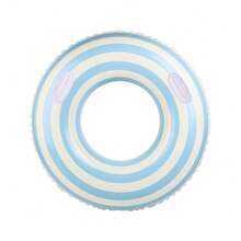 Inflatable Swimming Ring, Thick PVC Retro Striped Swimming Ring, Inflatable Underarm Swimming Ring For Adults, Pool Inflatable, Beach Essentials, Pool Float - Multicolor - View 8
