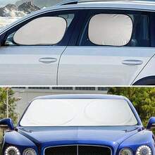 6pcs Car Windshield Sunshade - Sun Protection, UV Protection, Heat Insulation, Light Blocking Car Sunshade, Magnetic Car Window Sunshade, Summer UV Protection Sunshade For Front And Rear Windows - Sunshade - View 4
