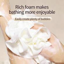 Nueva esponja de jabón para baño, nunca se desintegra, puede contener jabón, bolsa de red para espuma, herramienta de baño especializada - Ver 3