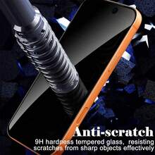 3pcs/Pack Full Screen Privacy Tempered Glass Film, Compatible With IPhone 17/17 Pro/17 Pro Max/17 Air/16/15/14/13/12/11 Pro/Pro Max Plus, Black Framed Anti-Peeping Full Screen Phone Protective Film - Black - View 4