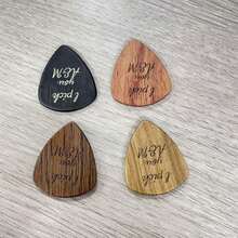 Customized Text Wooden Guitar Pick Set - Personalized Engraved Wooden Picks With Wooden Storage Box, Suitable As Gifts For Guitarists And Musicians - Customized Text Wooden Guitar Pick Gift Set With Storage Box, Great For Guitarists And Music Lovers - DIY Customized Guitar Pick Set - Personalized Text Engraved Wooden Picks With Storage Box, Suitable As Guitar Accessories For Guitarists - Multicolor - View 5