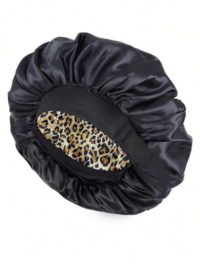 1pc/Set Silk Satin Sleeping Cap, Double-Layer Satin Sleep Hat, Women's Sleep Cap, Curling, Hair Care Cap, Double-Sided, Adjustable Comfortable Fit, With Strap - Unisex Night Hair Care, Tight Fit, Hair Protection | Satin Cap | Smooth Satin