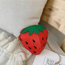 1 Túi đeo chéo trẻ em hình dâu tây dễ thương và ngọt ngào - quả dâu - Xem 11