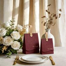 Set de 5 cajas de regalo de estilo chino moderno para bodas, cajas de regalo para fiestas para dulces y golosinas - Multicolor - Ver 8