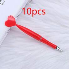 10pcs Heart-Shaped Neutral Color Pens, Valentine's Day Party Gifts, Love Pens, Pentagram Pens, Valentine's Day Pens, Ramadan, Back To School, Christmas, Halloween Pens, Nurses' Day, Thanksgiving Pens, Various Promotional Pens, School Classroom Gift Exchange, Suitable For Home, Office, School Gifts, School Supplies, Stationery, Cute Pen Colors, Suitable For School Use, Men's Valentine's Day Gifts, Ramadan Decorations - Love Donation - View 9