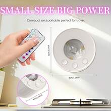 Bộ 3 đèn LED tường RGB động sử dụng 3 pin AA, đèn bậc thang cảm biến chuyển động có điều khiển từ xa, có thể điều chỉnh độ sáng, gắn nam châm, thích hợp cho cầu thang, hành lang, phòng ngủ, nhà bếp, quầy bar. - Gói 3 cái - Xem 3