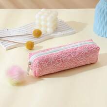 1个亮片铅笔盒。学生亮片铅笔盒。化妆包。彩虹亮片铅笔盒。学生文具。礼物。桌面文具收纳盒。 - 單件 - 查看 9