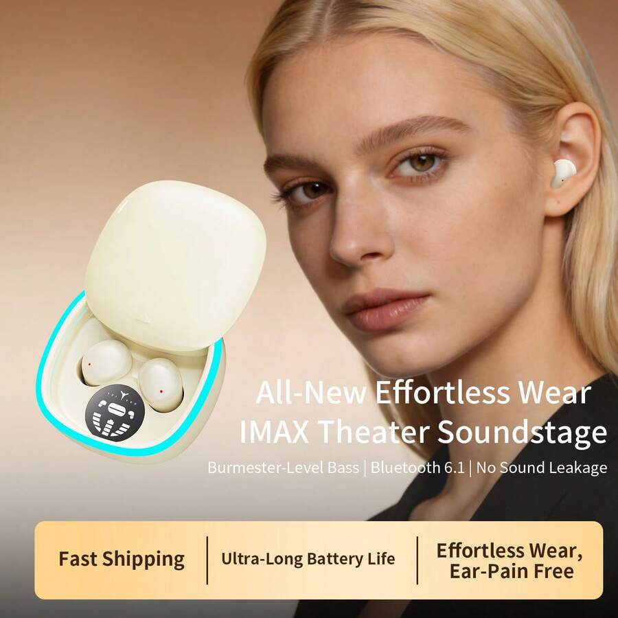 Wireless Earphones, Fashionable Appearance, Easy Operation, Stable Connection And Fast Speed - View 1