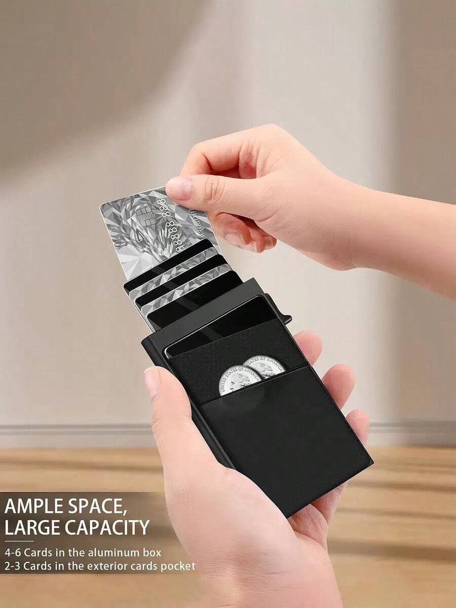 Men's New Minimalist Ultra-Thin Wallet, Suitable As A Gift For Boyfriend - Multicolor - View 1