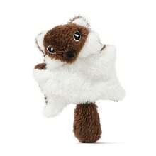 柔软亲肤材质，棕白动物造型，满足宠物玩耍天性，适合家庭娱乐 - 彩色 - 查看 9