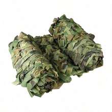 1pc Camouflage Net, Military Net, Lightweight Durable Sunshade Net, Suitable For Yard, Garden, Outdoor Decor, Jungle Hunting Blind, Shooting, Camping, Photography - تمويه الغابة - مشاهدة 9