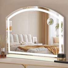 AYAYM Vanity Mirror With Lights LED Lighted Up Makeup Mirrors With Dimmable 3 Modes And Brightness Adjustment Touch Screen Control 10X Magnifying Glass For Bedroom Dressing Room - 70x55cm - View 9
