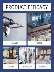 jakehoe 防水硅酮密封胶，可粘合木材、金属、陶瓷、塑料，快干，无需钻孔，家用。 - DICHTUNGSMITTEL - 查看 9