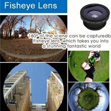 Phone Camera Lens 3-In-1 Clip-On Phone Camera Lens Kit, Including 180° Fisheye, 0.65X Wide Angle, 10X Macro Lenses, Freely Switch Shooting Modes, Magnify Details, Easily Capture Professional-Grade Photos Mother's Day Spring - Mobile Phone Auxiliary Camera Lens - View 12