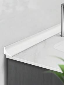 1m/3m Silicone Waterproof Strip, Flexible Waterproof Sealing Strip For Kitchen Countertop, Bathroom, Self-Adhesive Sink Splash Guard, Suitable For Shower Room/Bathroom/Kitchen, Main Use For Dry-Wet Separation, Anti-Mold Splash - Multicolor - View 2