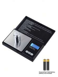 Cân bỏ túi trang sức độ chính xác cao 100g/0.01g, màn hình LCD hiển thị kỹ thuật số, hỗ trợ chuyển đổi nhiều đơn vị. Có thể dùng để đo chính xác trang sức, kim loại quý, bột và các vật dụng nhỏ khác. Cân điện tử, cân vàng, cân trà, cân kỹ thuật số. Không bao gồm pin. - Nhiều màu - Xem 12