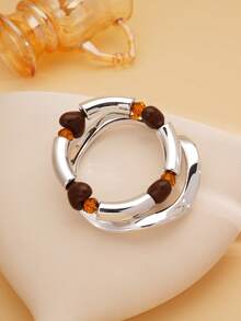 Set de 2 pulseras casuales y versátiles de forma asimétrica para niñas - Unitalla - Ver 11