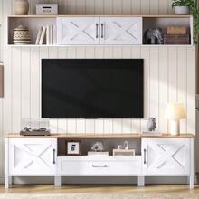 Television Stands & Entertainment Centers - White - View 3
