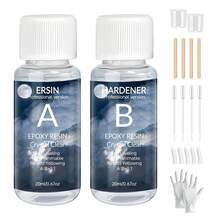 Keo epoxy dạng chai A&B kiểu Moon Style dung tích 20ml, 50ml, 100ml, 200ml, kèm bộ dụng cụ thủ công đầy đủ, dễ sử dụng và mang theo, không tạo bọt, độ bóng cao, thích hợp cho các sản phẩm thủ công để bàn, đồ thủ công sáng tạo, trang sức và khuôn nhựa. - Nhựa epoxy - Xem 11