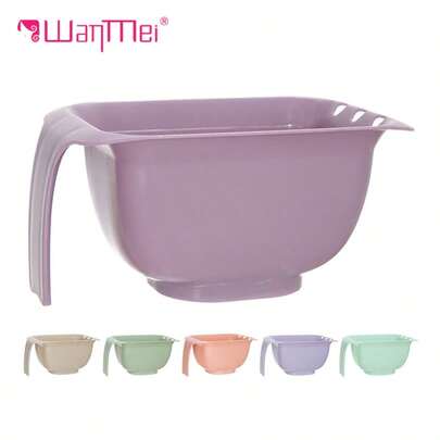 WANMEI Professional Hair Dye Bowl, Anti-Slip & Shatter-Resistant, Ergonomic Handle, Easy To Clean, Essential DIY Hair Dye Tool, Ideal For Salons And Barbershops