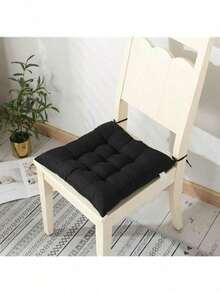 6 Square Chair Cushions, 40x40 Seat Cushions, Home Decoration, Padded Mat Cushion, Comfortable And Colorful, For Indoor And Outdoor Use (Gray) - Xám - Xem 3