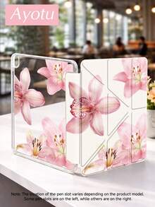 Ayotu Ốp lưng Four Pink Lilies hình phù thủy cho iPad A16, Pro 13, 12.9, 11, Air 11, 13, Mini, Air 11 inch, Kindle (thế hệ thứ 11 - ra mắt năm 2024), Kindle Paperwhite thế hệ thứ 12 năm 2024, Quà tặng cá nhân hóa, Quà tặng Ngày Valentine - Nhiều màu - Xem 4