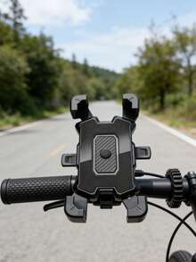 360° Rotatable Anti-Shock Motorcycle Phone Holder, One-Handed Operation, Auto Lock, Suitable For Motorcycles, Electric Bikes, Rearview Mirrors Or Handlebars - A - View 11