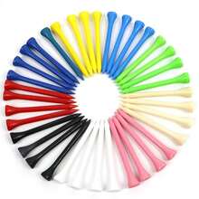60 piezas Cabezas de palos de golf de madera profesionales, regalo de cabezas de palos de golf de bambú natural de alta calidad (30 piezas de 42 mm + 30 piezas de 54 mm) - Multicolor - Ver 3