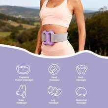 Upgraded Multi-Functional Full-Body Fascia Ring-A Portable And Lightweight Personal Massage Tool | Wireless Mini Yoga Ring Massager With 8-Speed Adjustable Massage Gun Function, USB Rechargeable - View 7