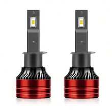 Bộ 2 bóng đèn pha LED Roadsun H4 H7 H11 9005 9006 H1 cho ô tô, công suất 160W, độ sáng 24000LM, nhiệt độ màu 6500K, điện áp 12V. - P1D - Xem 14