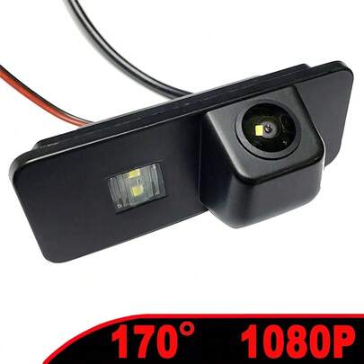 1080P AHD Fisheye Rear View Camera, 170° Wide Angle, Suitable For Golf 5, Golf 6, Seat, Magotan CC, Phaeton, Beetle, Seat Wagon