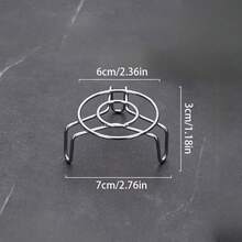 超迷你不锈钢蒸架，适用于保健锅和小型家用锅，非常适合蒸制少量食物，方便携带，适合户外使用。 - 查看 4
