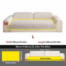 1件装雪尼尔四季通用宠物防滑沙发垫，适用于家庭客厅、卧室、办公室沙发，可机洗 - 多色 - 查看 33