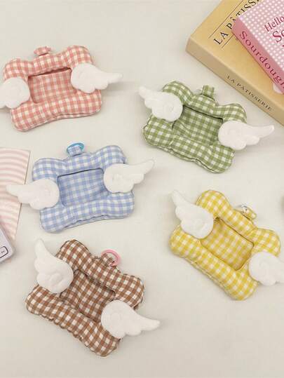 1 Túi đựng đồ chần bông họa tiết kẻ caro, Túi đựng máy ảnh kỹ thuật số mini di động, Túi đựng thẻ mini, Hộp đựng thẻ nhỏ, Túi đựng ảnh ID, Mặt dây chuyền túi tiện dụng, Túi đựng thẻ, Túi đựng đồ đa năng Quà tặng sinh nhật Quà tặng lễ hội Quà tặng Ngày của Mẹ Quà tặng Valentine Quà tặng kỷ niệm Quà tặng phù dâu Quà tặng tựu trường Trang trí nhà cửa Trang trí phòng Túi đựng đồ dễ thương Đồ dùng du lịch Đồ dùng trên tàu biển Đồ dùng ký túc xá