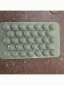 1pc/2pcs Round Ice Cube Tray With Lid And Drain Rack, 33 Grids, Homemade Ice Mold, Suitable For Refrigerator, Summer, Outdoor Camping - Multicolor - View 6