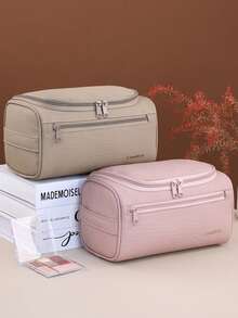 Large Capacity Hanging Multi-Pocket Cosmetic Bag, Multi-Functional Toiletry Bag Portable Travel Organizer - Multicolor - View 7