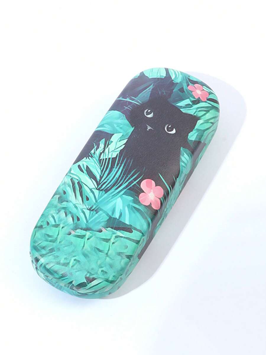 1个可爱动物造型PU皮革眼镜盒 - 彩色 - 查看 1