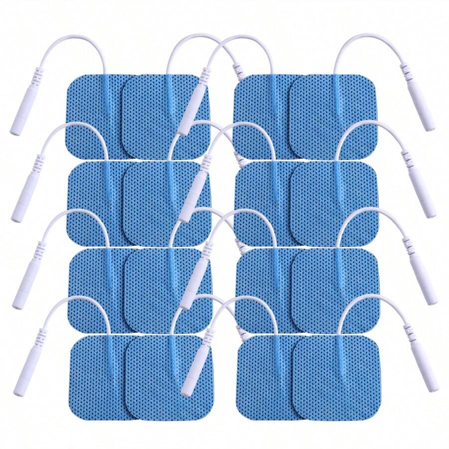 5*5cm Pin-Type Electrode Therapy Patch, Non-Woven Fabric Therapy Massage Accessory - Black - View 1