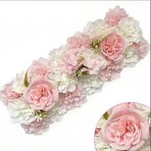 1 Set de Decoración de Arco de Boda con Flores Artificiales, Flores de Bienvenida, Decoración de Mesa para Recepción de Fiesta, Arreglo Floral para Hogar, Jardín y Exterior - Multicolor - Ver 8