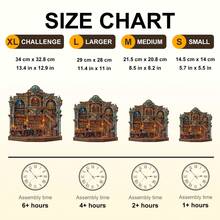 1 bộ ghép hình bằng gỗ hình hiệu sách phong cách Gothic Revival, đồ chơi ghép hình bằng gỗ hình động vật bất đối xứng, quà tặng trò chơi độc đáo cho bữa tiệc, tranh ghép hình trang trí, tranh ghép hình ma thuật để bàn, tranh ghép hình giáo dục đặc sắc cho trẻ em, quà tặng ngày lễ, tranh ghép hình bằng gỗ cho người lớn, quà tặng tựu trường, quà tặng Ngày của Mẹ, quà sinh nhật - Nhiều màu - Xem 4