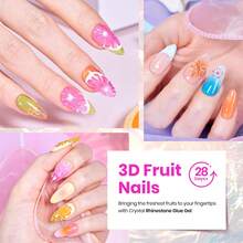 Beetles Spring Gel Polish Set - Fingertip Palette, 32 Colors Valentines Polish Set With Base Top Coat - 20 Color Sunbeam Jelly - View 5