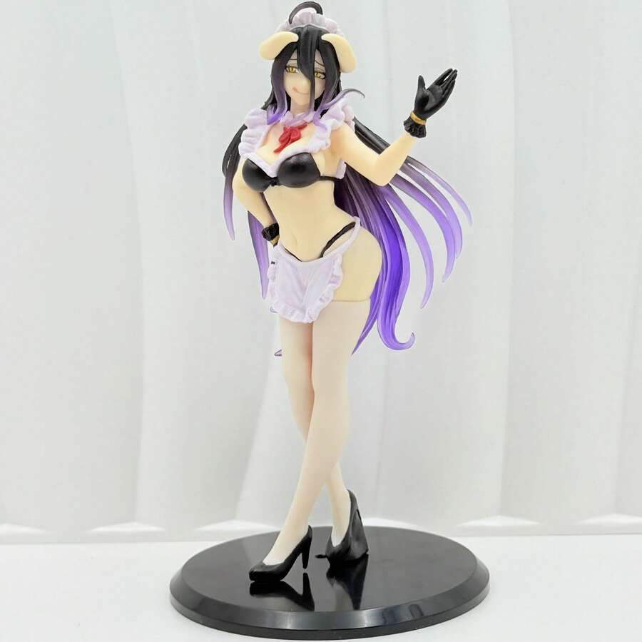 New TAITO Overlord Maid Ver. Albedo Anime Figure Model Decor - Maid Albedo [Bagged] - View 1