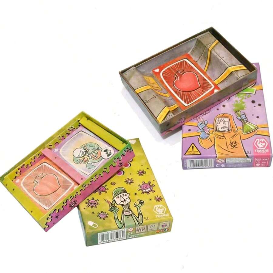 西班牙语/英语病毒游戏新版本！一款适合家庭聚会、卡牌游戏和娱乐的趣味桌面游戏。 - 彩色 - 查看 1