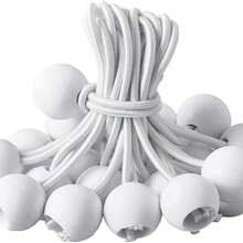 10 piezas/20 piezas/50 piezas Bolas elásticas de cuerda para tienda de campaña de exterior, bolas elásticas de alta elasticidad para atar cuerdas, cuerda elástica para trampolín y red de playa - Multicolor - Ver 7
