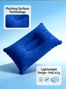 1 chiếc gối du lịch bơm hơi hình vuông - Hỗ trợ cổ khi đi ô tô và máy bay, cũng thích hợp làm gối tựa lưng, lý tưởng cho các chuyến bay dài và những chuyến đi đường dài, phụ kiện hàng không thoải mái, đồ dùng du lịch trang nhã, chất liệu bơm hơi bền, thiết bị cắm trại - Nhiều màu - Xem 3