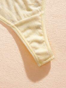 6 chiếc quần lót dây mảnh cạp thấp bằng cotton gợi cảm dễ thương dành cho nữ - Nhiều màu - Xem 7